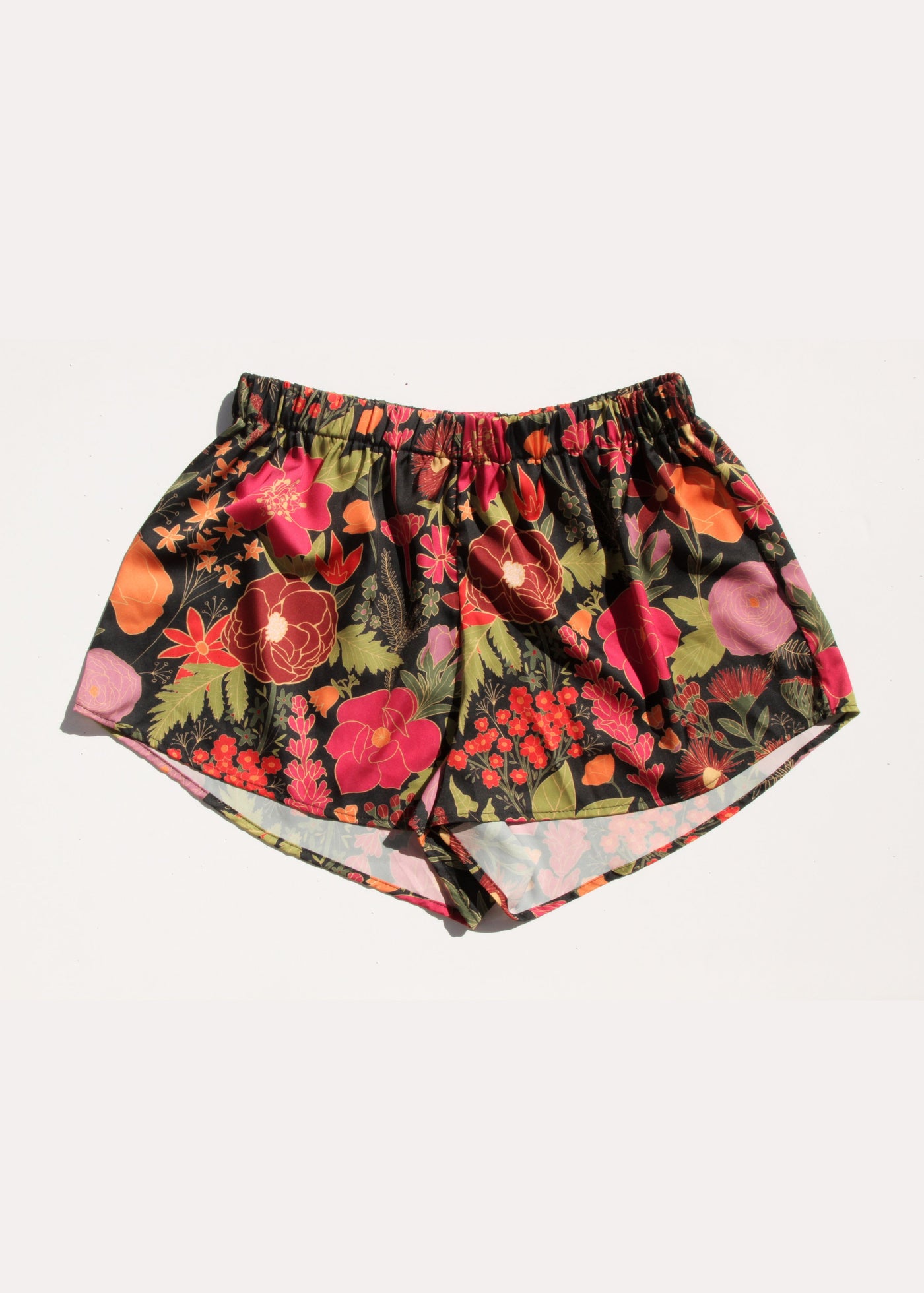 Eco Silky Pajama Shorts in Margot