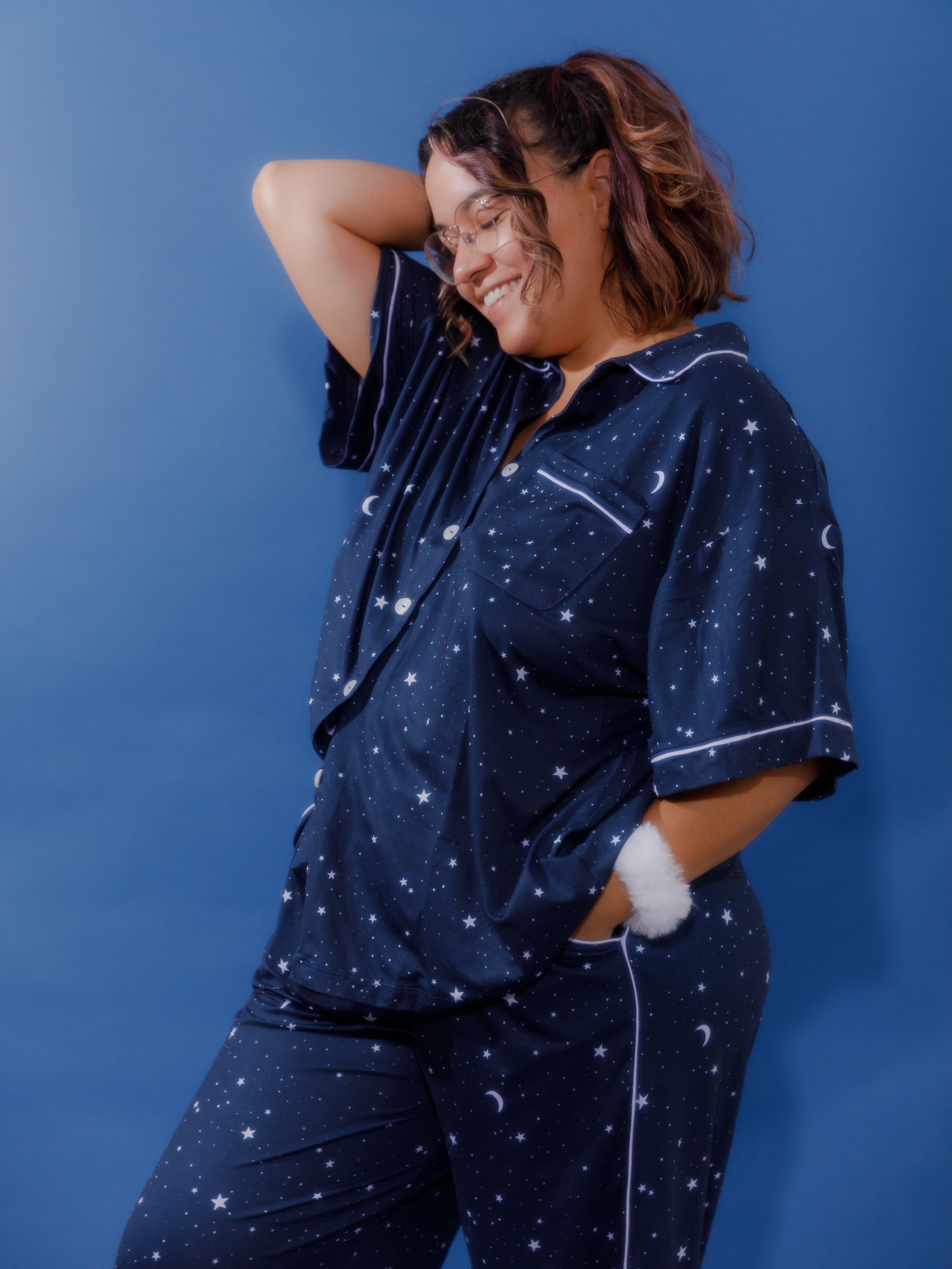 Pyjama with online buttons